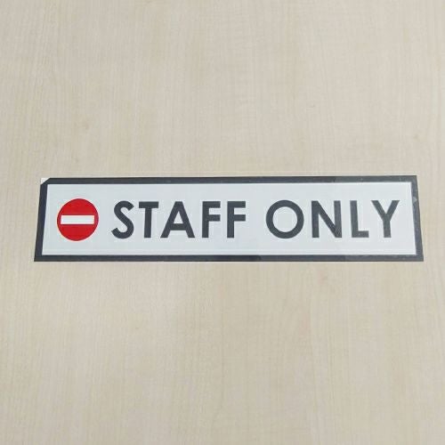 立入禁止マーク　STAFF ONLY  カッティングシート