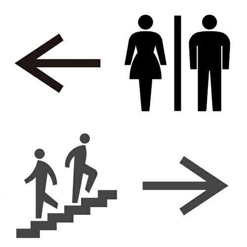 矢印つきJIS規格ピクト　カッティングシート