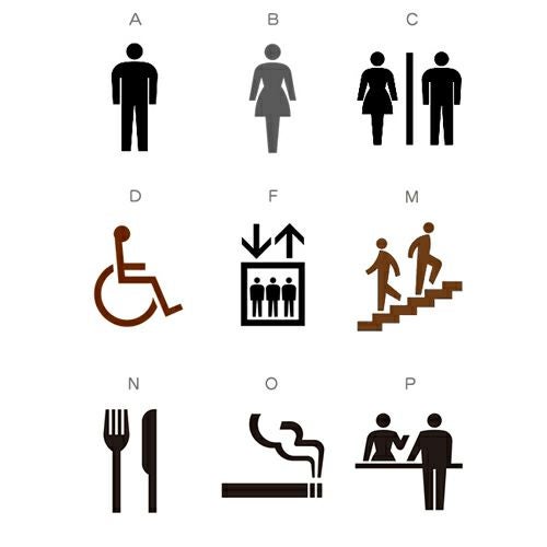 JIS規格ピクト　カッティングシート１